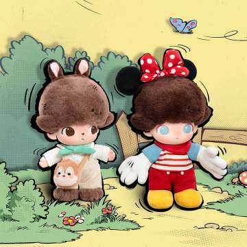 DIMOO WORLD × DISNEY Series-Vinyl Plush Keychain Blind Box - Image 6