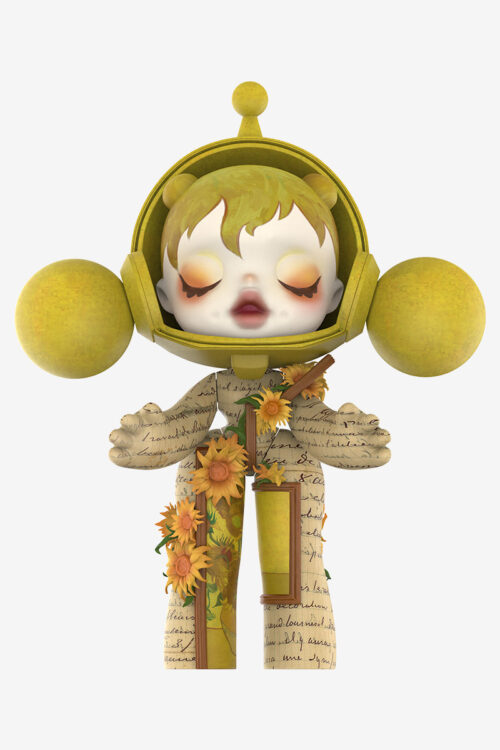 MEGA α SKULLPANDA 400% Van Gogh Museum Sunflowers
